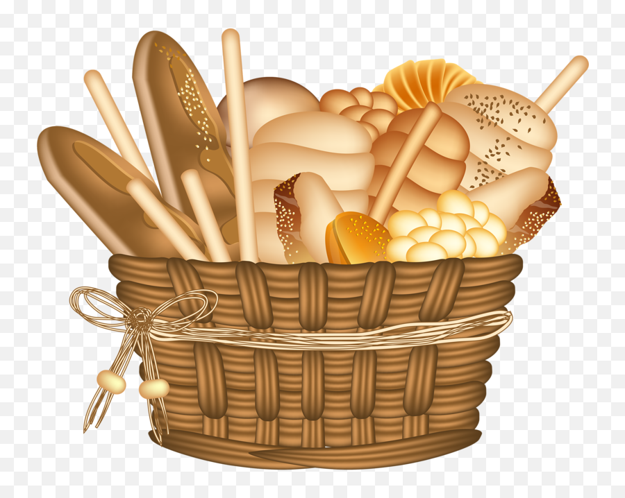 Basket Png - Clip Royalty Free Library Junk Clipart Goodie Bread Basket Clip Art,Bread Clipart Png