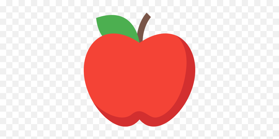 Whole Apple Icon In Color Style - Apples Icon Png,Black Apple Icon
