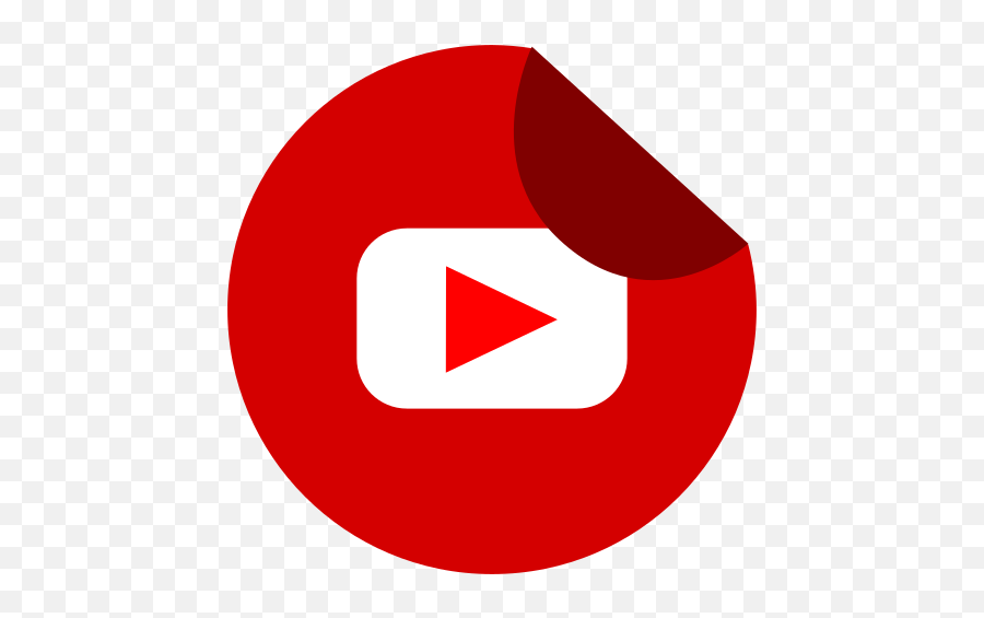 Youtube Red Social Networks Stickers - Brixton Png,Youtube Logo Red