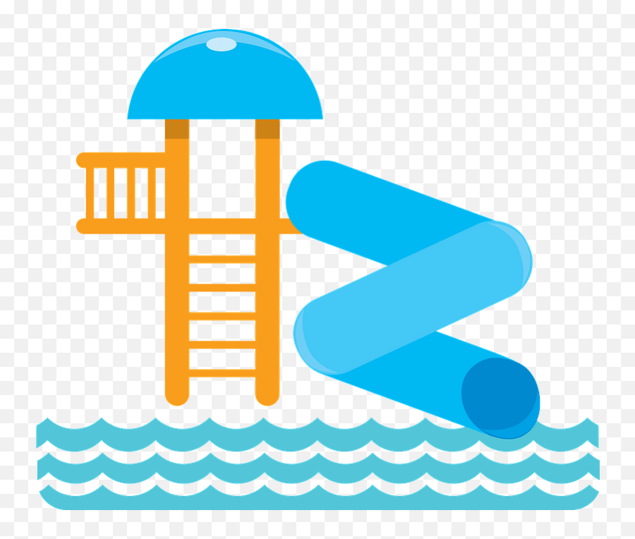 Water Slide Clipart Free Download Transparent Png Creazilla - Playground Clipart Creazilla,Water Park Icon