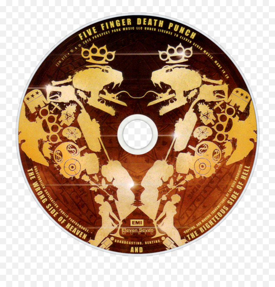 Five Finger Death Punch - The Wrong Side Of Heaven And The Optical Disc Png,Finger Punch Icon