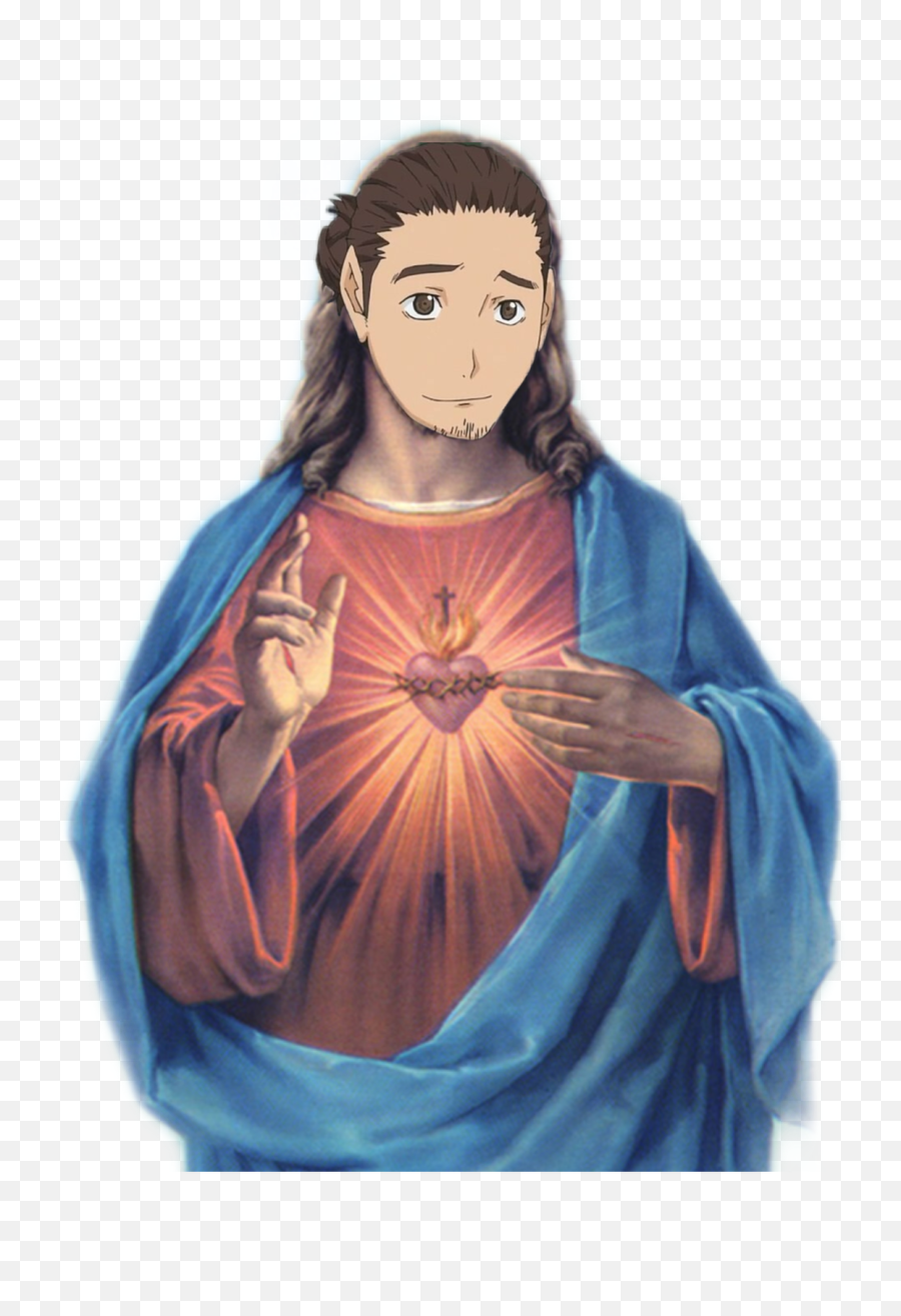 Just Some Random Pics Of Animeyaoi - Asahi Uzumane Haikyuu Nicolas Cage Jesus Png,Icon Of Mother Maria