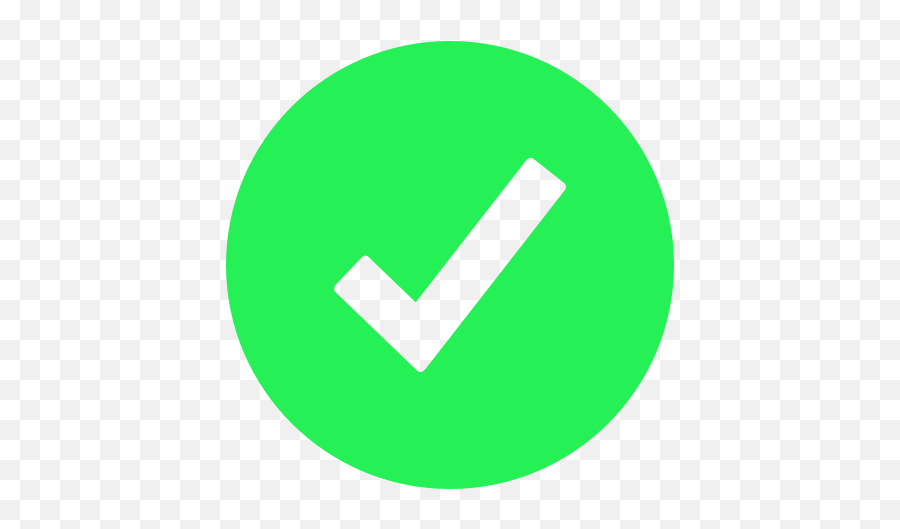 Android Checkmark Icon - Check Mark Emoji Circle Png,Check Mark Symbol Png