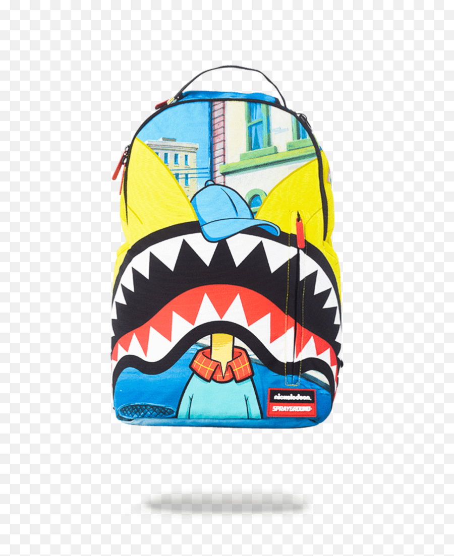 Sprayground - Hey Arnold Shark Mouth Clipart Full Size Sprayground Money Camo Shark Backpack Png,Hey Arnold Png