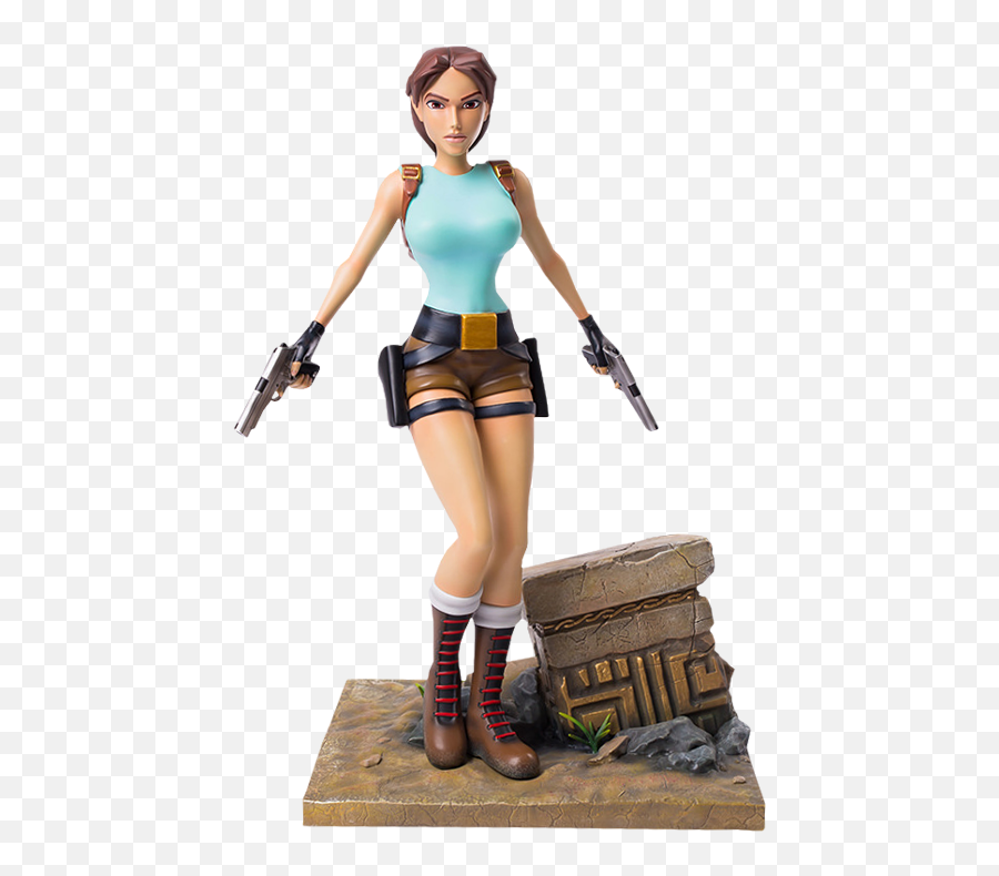 Download 14 Tomb Raider Statue Lara Croft - Tomb Raider 1 Lara Croft Statue Png,Lara Croft Transparent