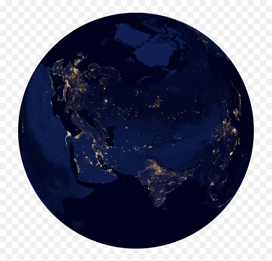 Png Photo Earth - Earth At Night Png,Earth Transparent Background