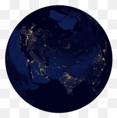 Png Photo Earth - At Night