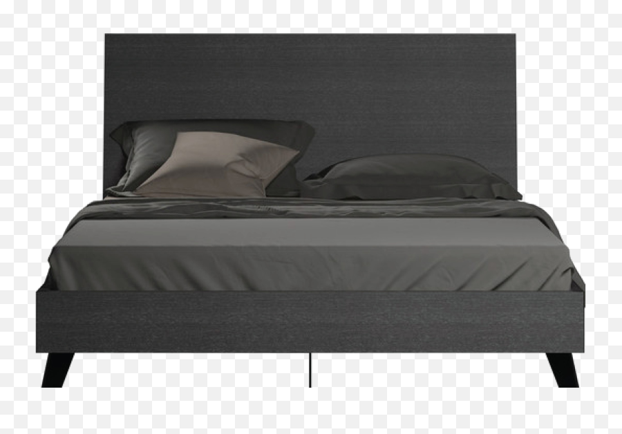 Platform Bed Png Clipart - Transparent Background Black Bed Png,Bedroom Png