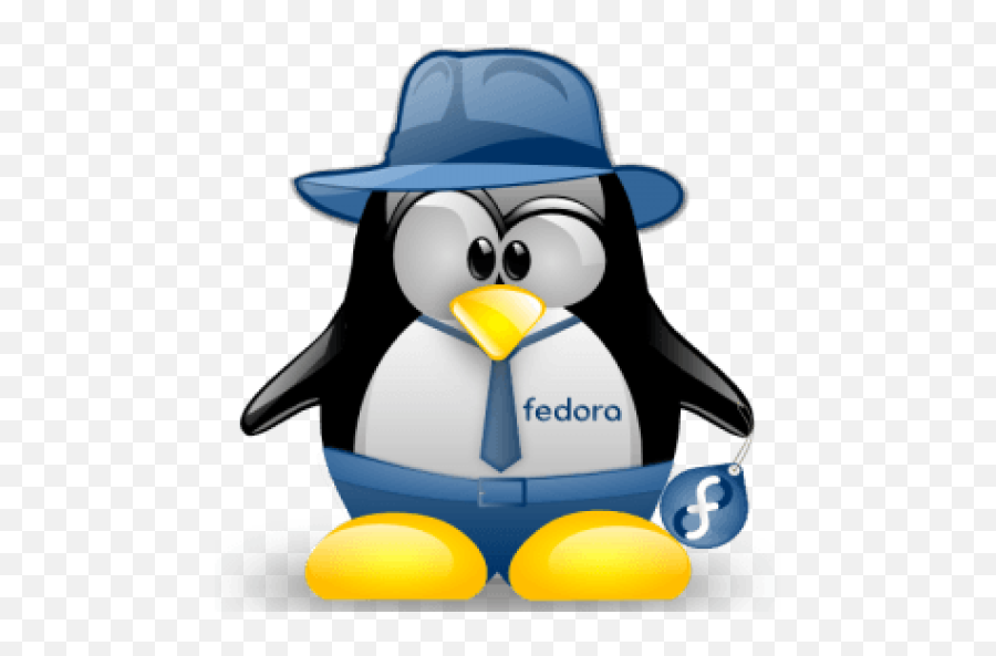 Cropped - Fedora Linux Tux Png,Fedora Png