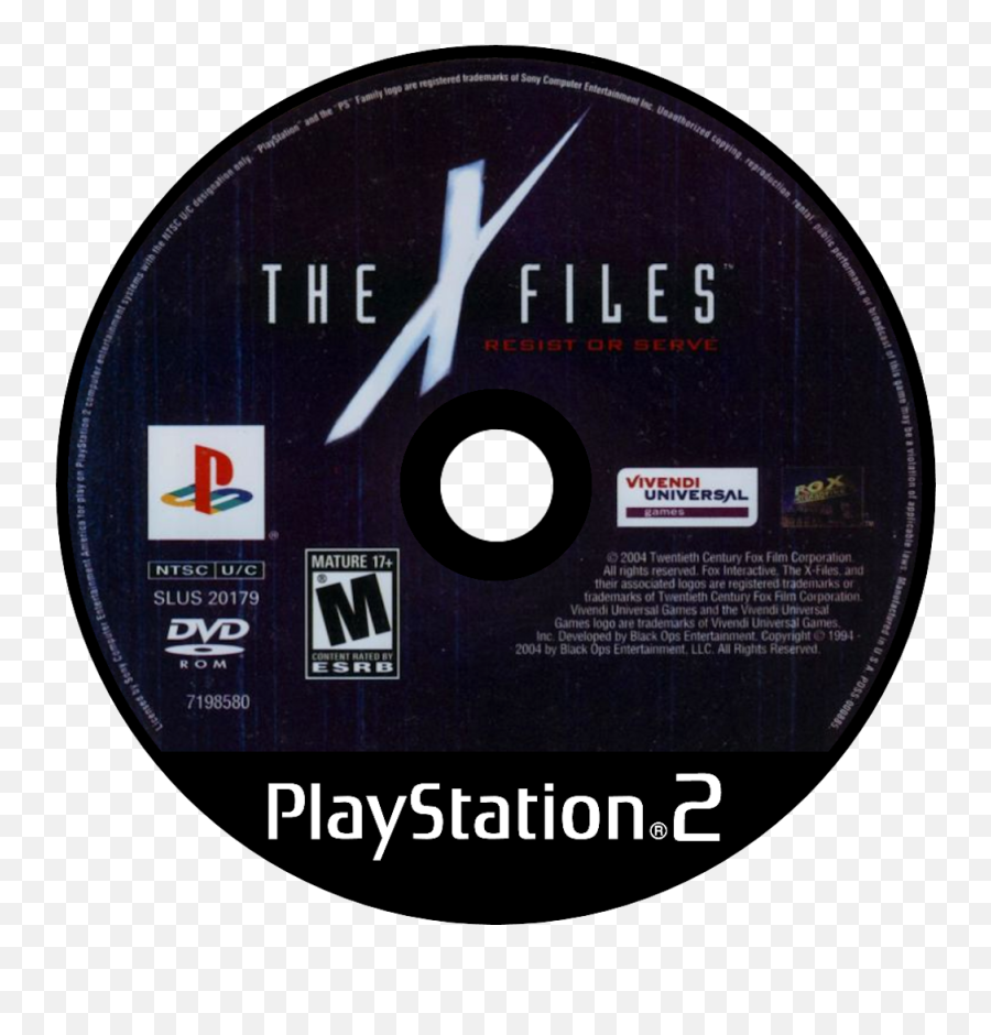 The X - Files Resist Or Serve Details Launchbox Games Database Conspiracy Weapons Of Mass Destruction Ps2 Png,Fox Interactive Logo