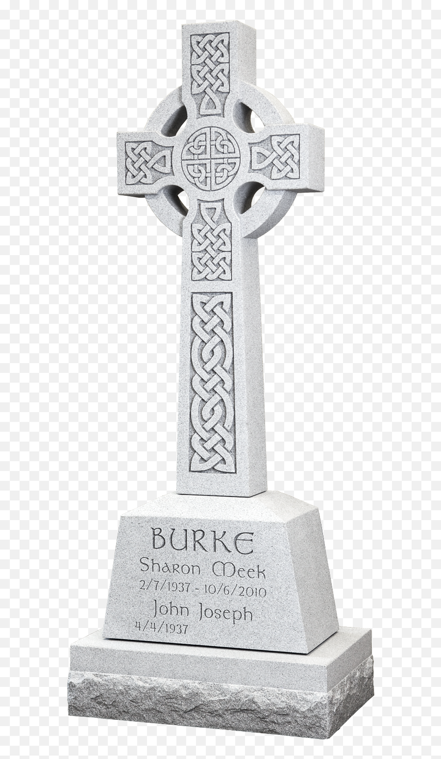 Celtic Crosses 2 - Celtic Cross Headstones For Cemeteries Tall Headstone Cross Png,Celtic Cross Png