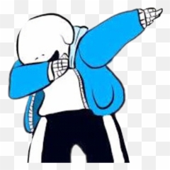 Sans Sticker - Sans Dab Transparent Png,Sans Png