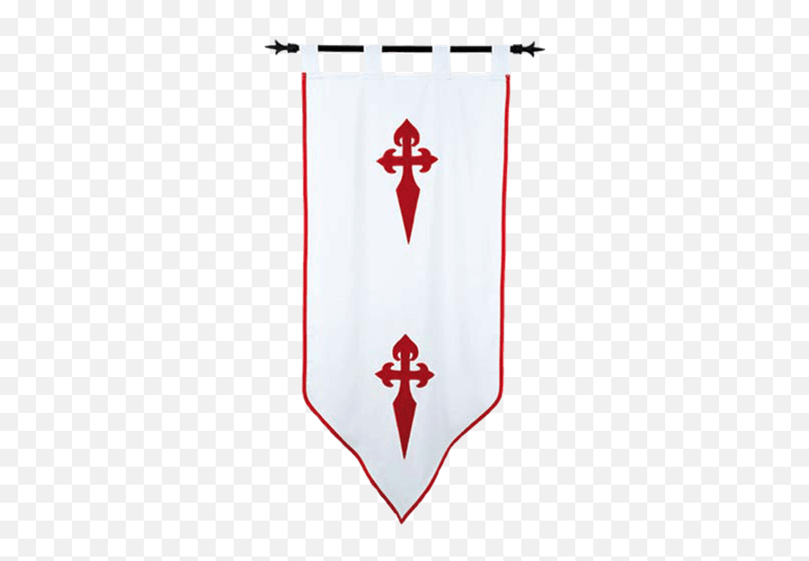 Templar Knight Order Of Santiago Banner - Templar Knights Cross Png,Medieval Banner Png