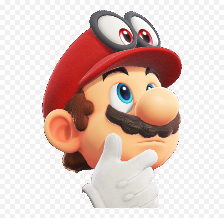 Thinking - Thinking Mario Png,Super Mario Odyssey Png