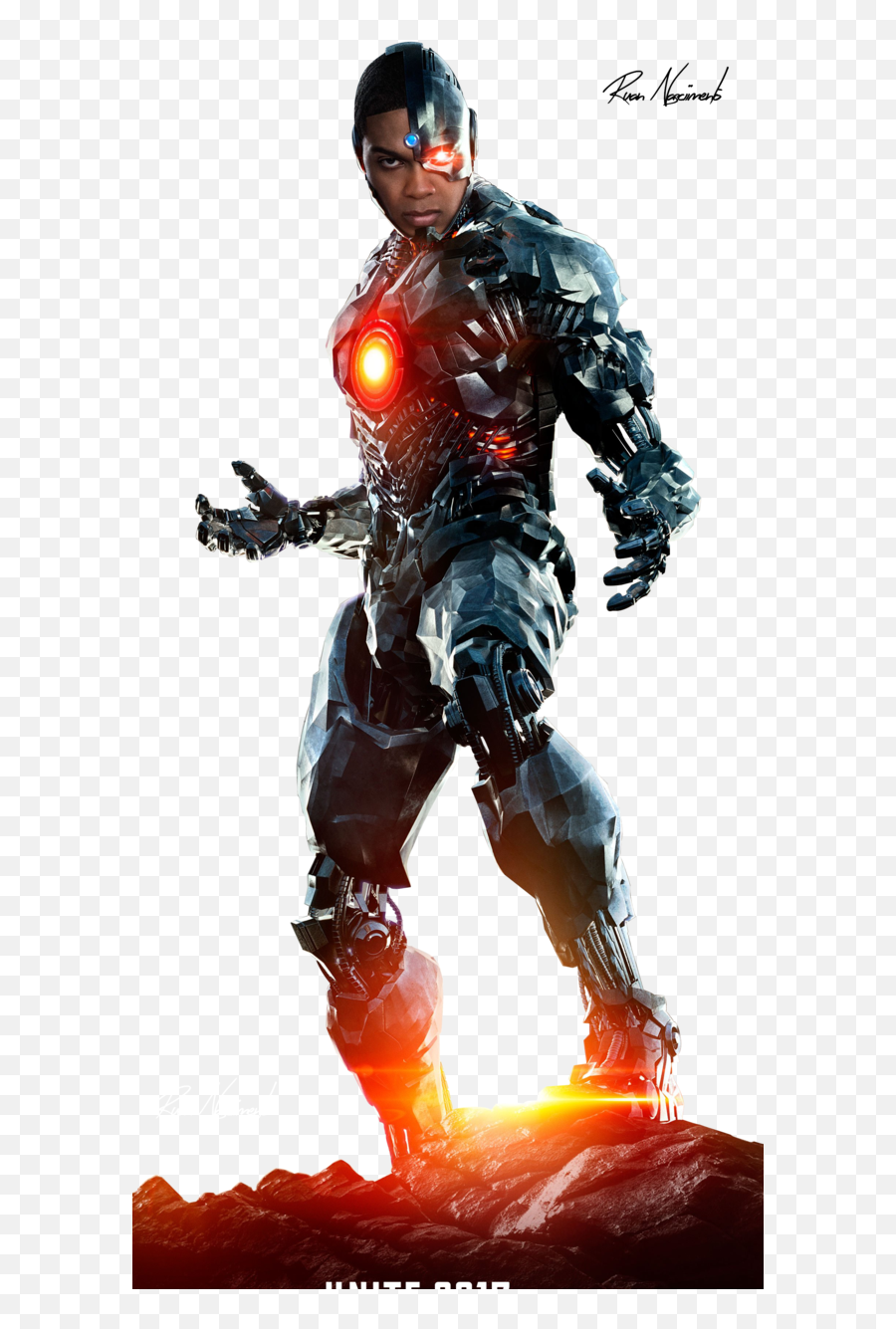 Cyborg The Flash Aquaman Diana Prince - Cyborg Justice League Png,Terminator Face Png