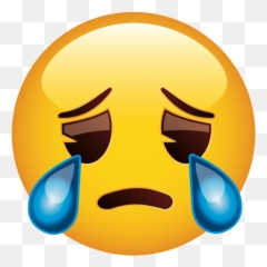 Emoji U2013 The Official Brand Crying Face Variant Two Tears - Smiley png