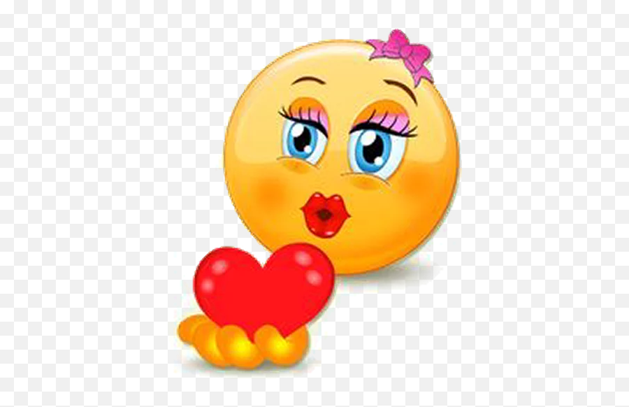 Love Emoji Png Transparent Picture - Cartoon Smiley Face Kiss,Love Emoji Png