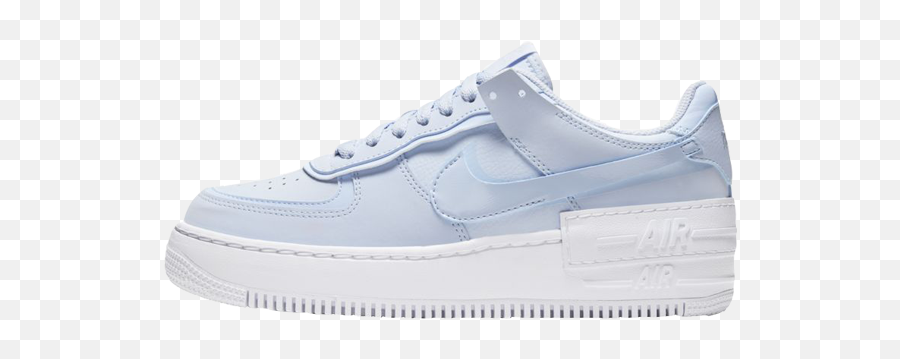 Nike Air Force 1 Shadow Hydrogen Blue White Cv3020 - 400 The Sole Womens Air Force 1 Shadow Hydrogen Blue White Png,Nike Shoes Png