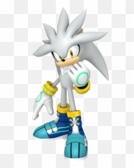 Sonic Hedgehog Coloring Pages - Silver The png
