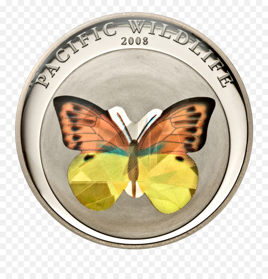 Orangeyellow Butterfly U2013 Cit Coin Invest Ag - Butterflies Png,Yellow Butterfly Png