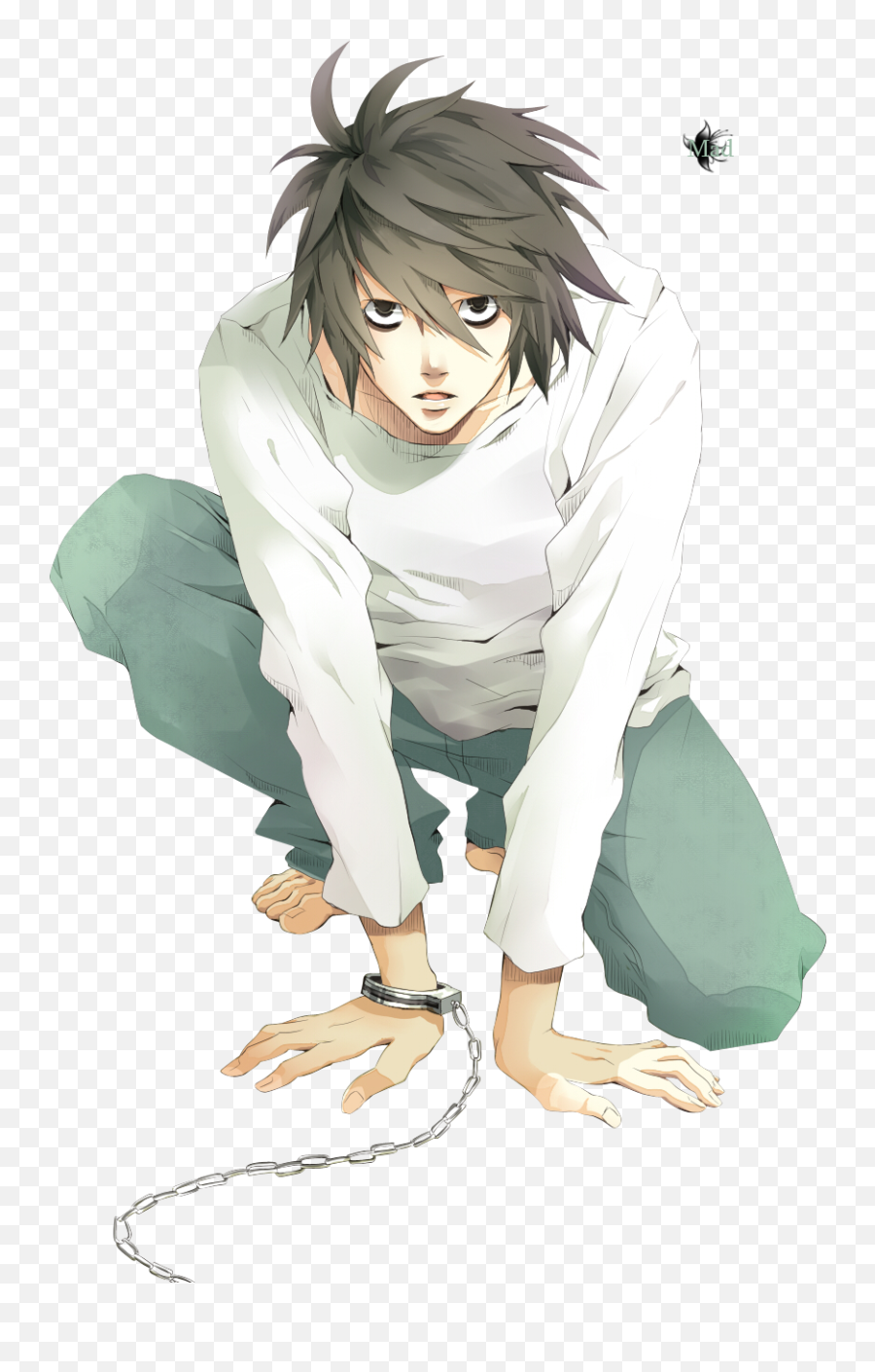 L Lawliet - Death Note Fotografia 35773747 Fanpop L Death Note Png,L Logo Death Note