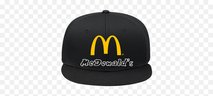 Mcdonalds Snap Back Flat Bill Hat - Baseball Cap Png,Mcdonalds Transparent