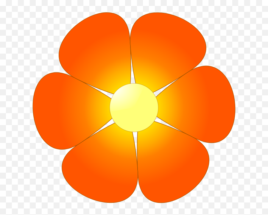 Orange Flowers Cliparts Free Download Clip Art Png - Clipartix Flower Clipart Transparent Png,Flowers Clip Art Png