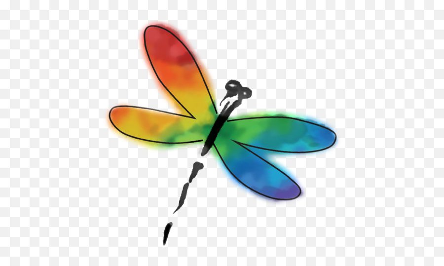 Download Hd Dragonfly Graphic - Oil Pastel Dragon Flies Dragonfly Art Transparent Png,Dragon Fly Png