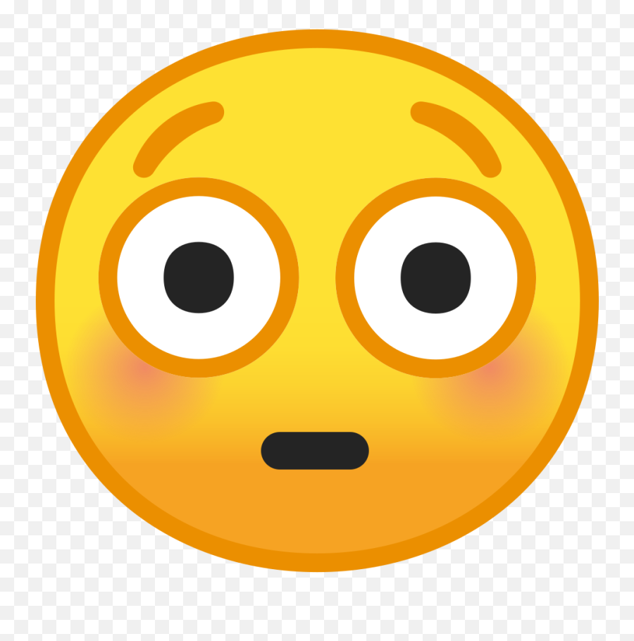 Download Flushed Emoji Png - Transparent Blush Emoji Png,Ahegao Face Transparent