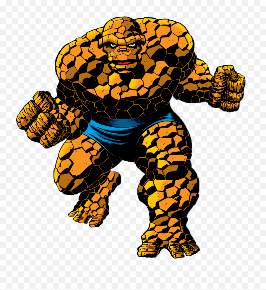 Thing Fantastic 4 Comic Clipart - Thing Fantastic Four Kirby Png,The Thing Png