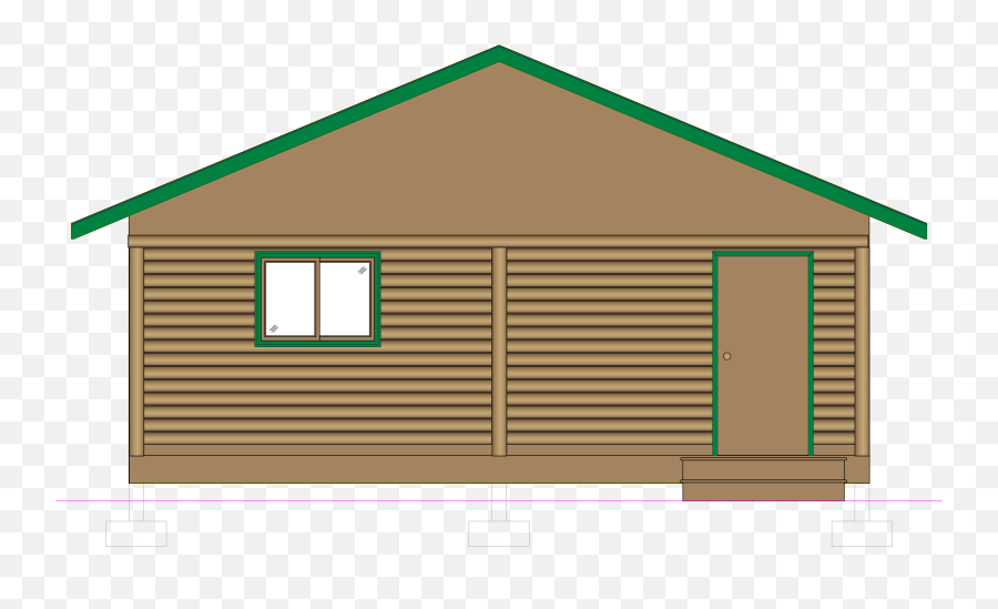 Cottage Clipart Wooden Cabin - Log Cabin Png,Cabin Png