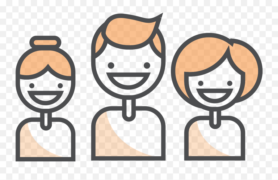 Happy People - Happy Face People Clipart Png,Happy People Png