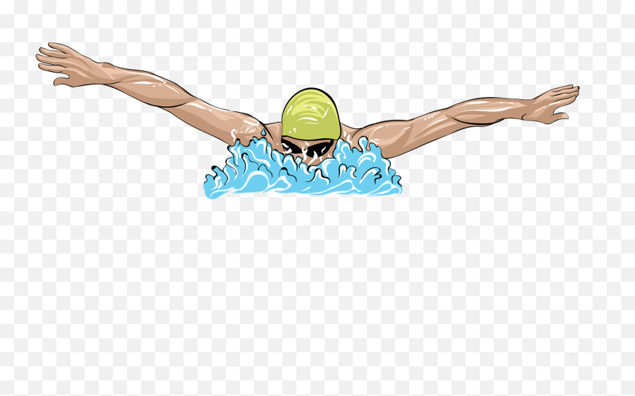 Swimmer Swim Lake - Swimmer Underwater Cartoon Png,Swimmer Png