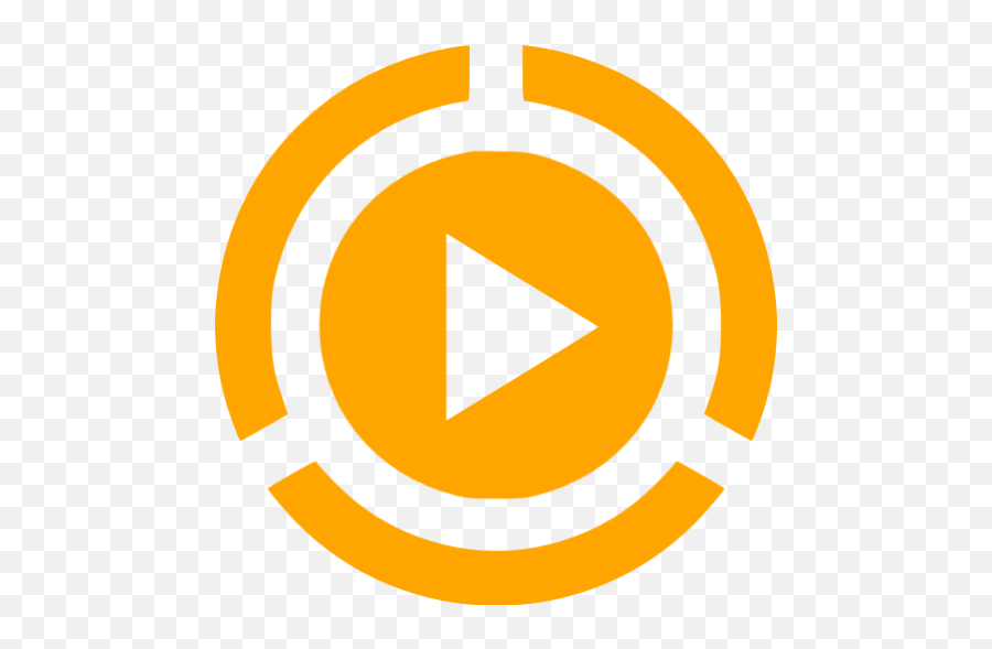 Orange Video Play 2 Icon - Free Orange Video Icons Play Icon Pink Png,Video Icons Png