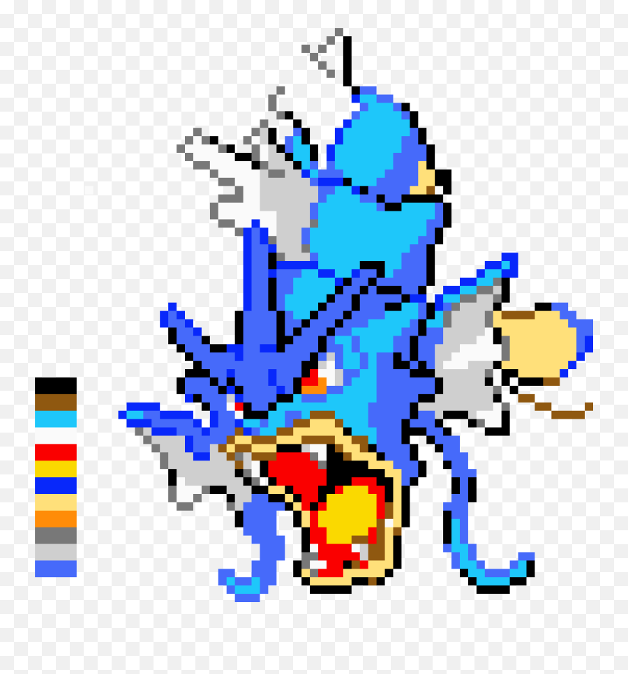 Gyarados Pixel Art Maker Png