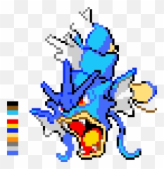 Gyarados Pixel Art Maker Png