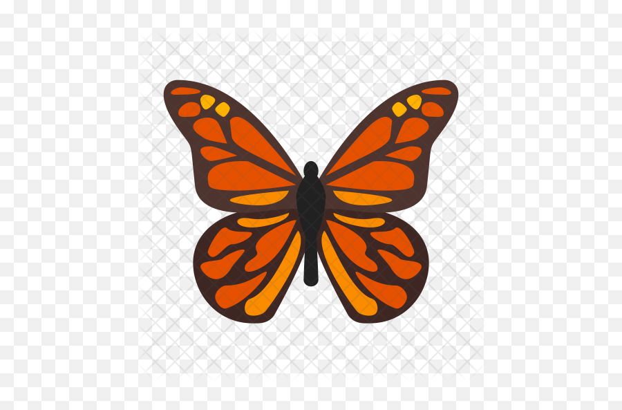 Monarch Butterfly Icon Of Flat Style - Monarch Butterfly To Trace Png,Monarch Png