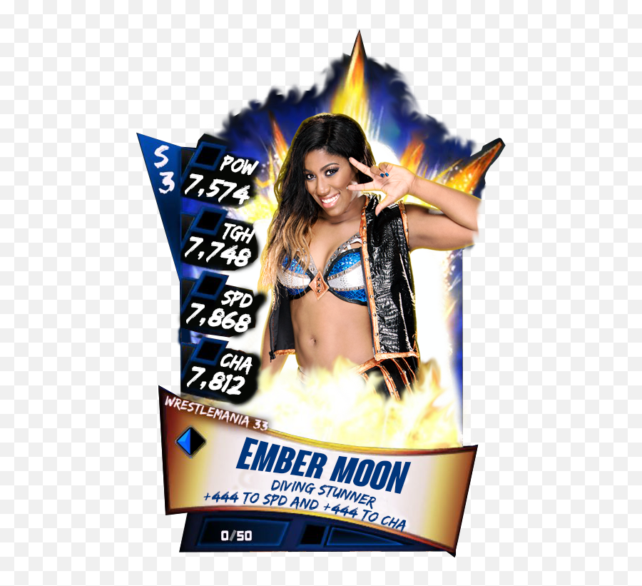The Womens Section Ember Moon Also Gets - Wwe Supercard Ember Moon Png,Ember Moon Png