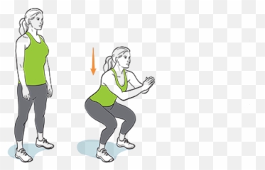 35 - Standard Squat Png,Squat Png