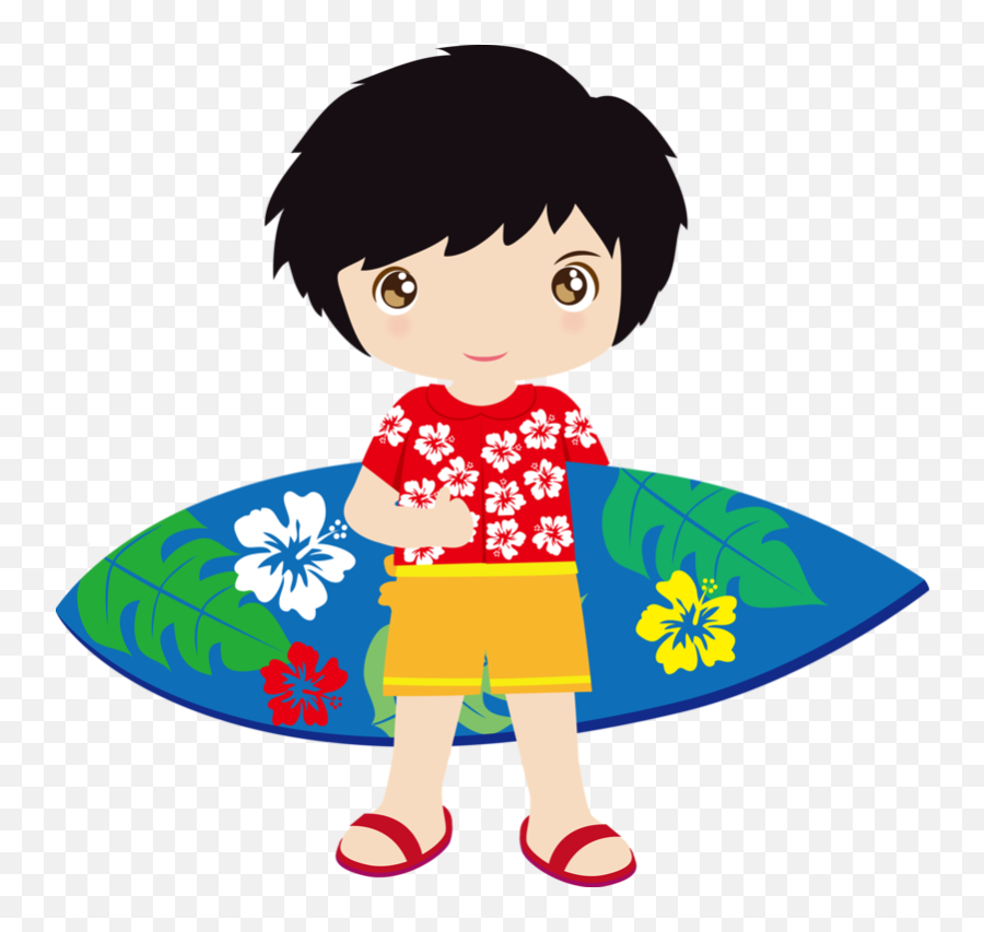 Hawaii Clipart Sunset - Hawaii Boy Clipart Png,Hawaii Png