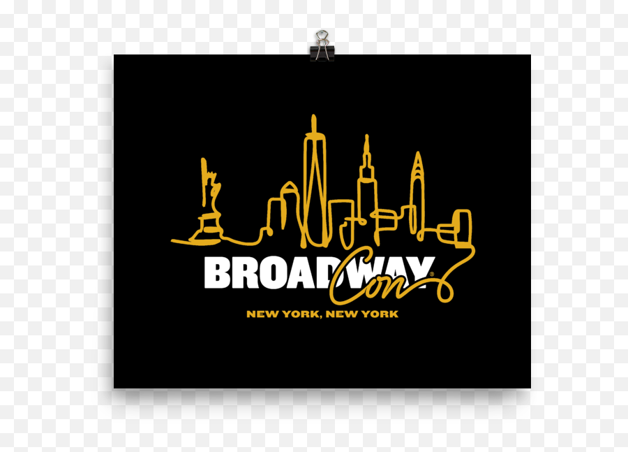 Broadwaycon Nyc Skyline Posters - Horizontal Png,Nyc Skyline Png