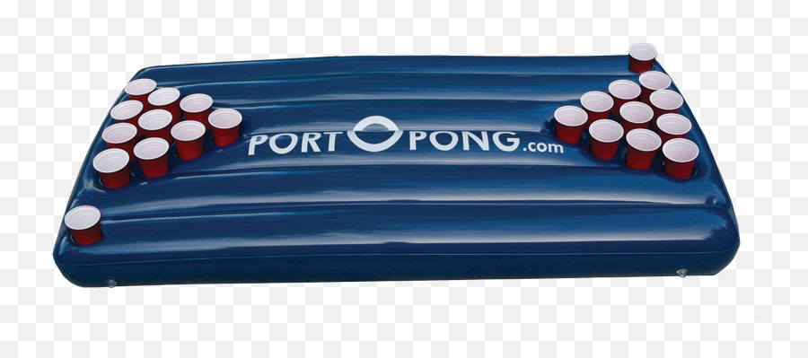 Portopong 6ft Inflatable Beer Pong Table Float - Blue Portopong Png,Beer Pong Png