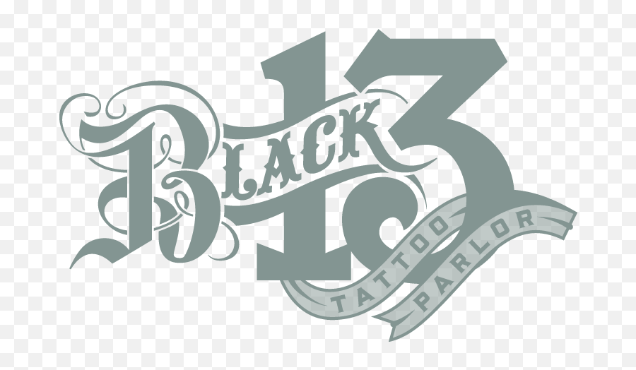 Black 13 Tattoo Parlor - Nashville Tn Logo Number 13 Design Png,Tatuajes  Png - free transparent png images 
