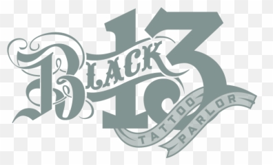 Black 13 Tattoo Parlor - Nashville TN Logo Number Design png