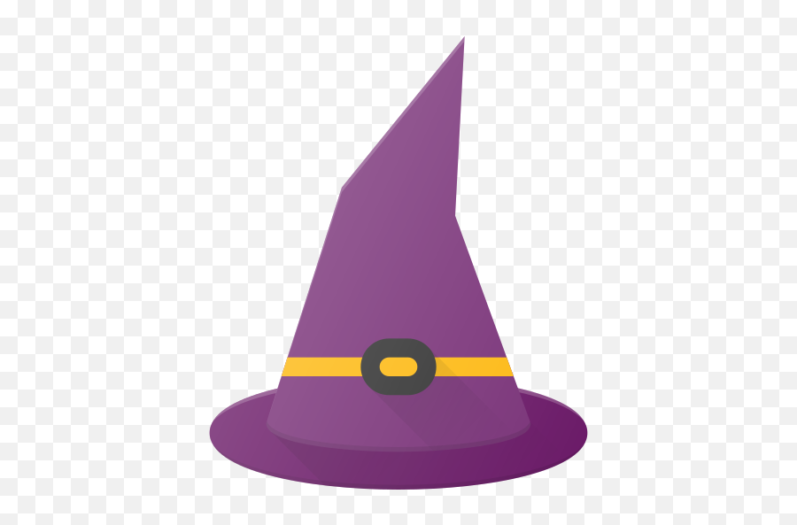 Holyday Halloween Witch Hat Magic Free Icon Of - Halloween Transparent Witch Hat Purple Png,Witch Hat Png