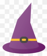Holyday Halloween Witch Hat Magic Free Icon Of - Transparent Witch Hat Purple png