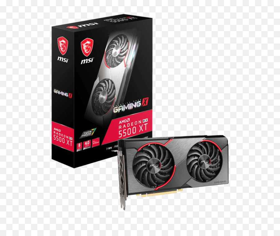 Msi Rx 5500xt Review A Great 1080p Gaming Gpu - Msi Radeon Rx 5700 Xt Gaming X 8gb Gddr6 256bit Png,Msi Logo