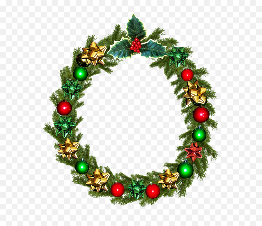 Hd Png Christmas Wreath Decoration - Kerstkrans Png,Advent Wreath Png