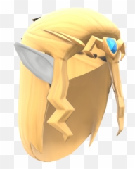 Nintendo Switch - Super Smash Bros Ultimate Princess Zelda Wig Png