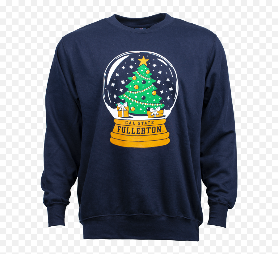 Snow Globe Ugly Christmas Sweater - Long Sleeve Png,Ugly Christmas Sweater Png